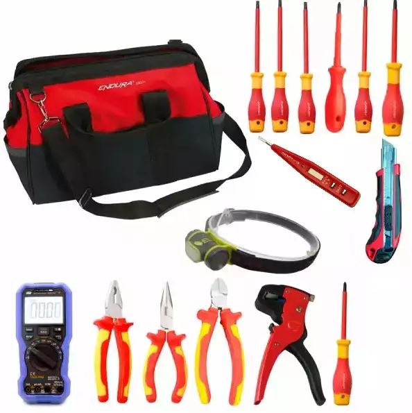 SK-16 B1 - набор изолированного инструмента электрика в сумке